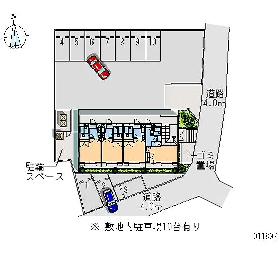 ★手数料０円★入間市仏子　月極駐車場（LP）